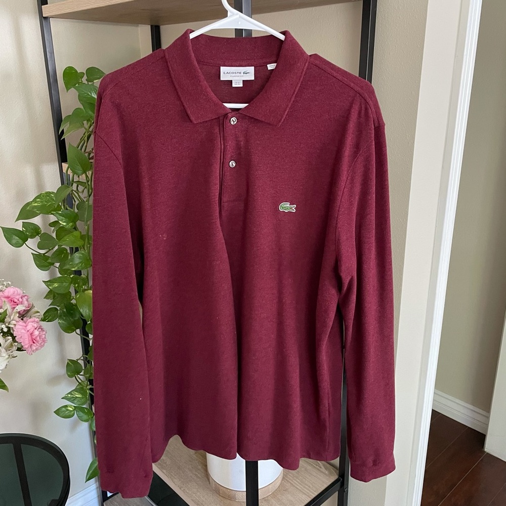 Long sleeve Lacoste polo